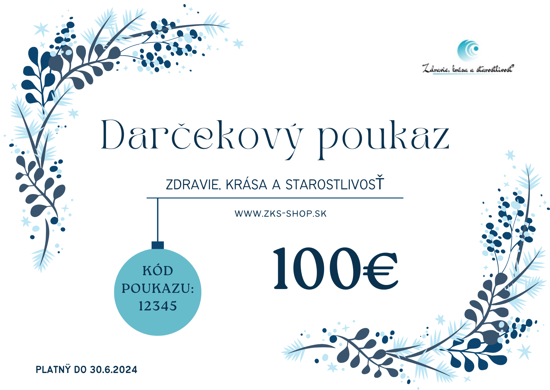 Darčekový poukaz v hodnote 100€