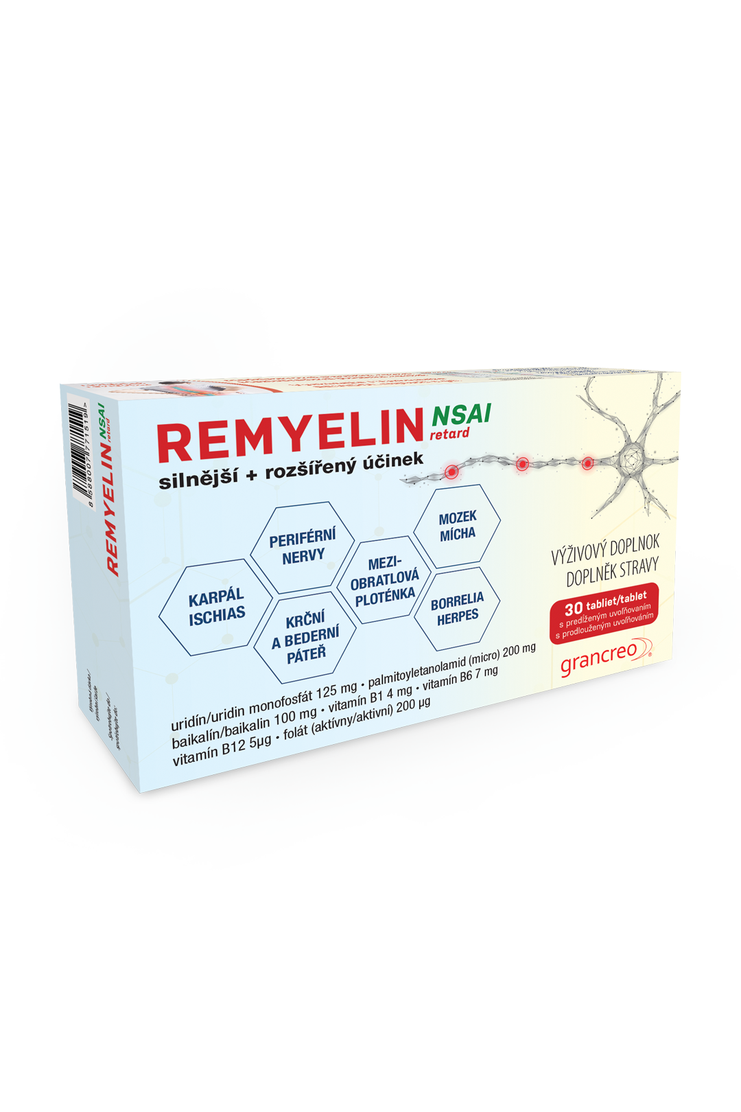 REMYELIN NSAI retard tabliet s predĺženým uvoľňovaním 30 ks