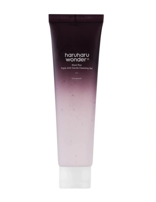 Haruharu Wonder čistiaci gél na tvár Black Ricetriple Aha Gentle cleansing Gel 100 ml