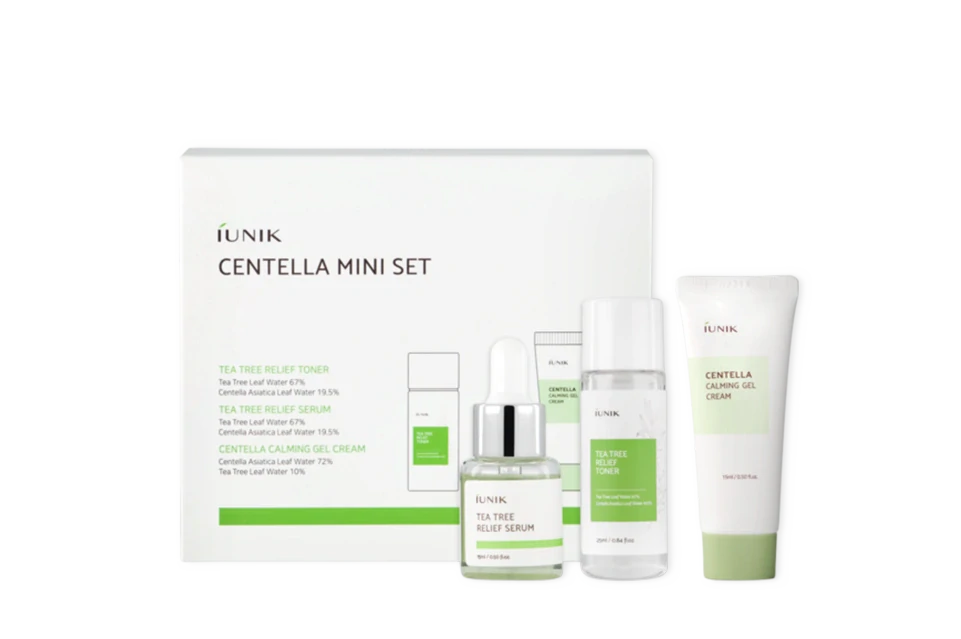 iUNIK Mini set Centella Mini set - 25 ml, 15 ml, 15 ml
