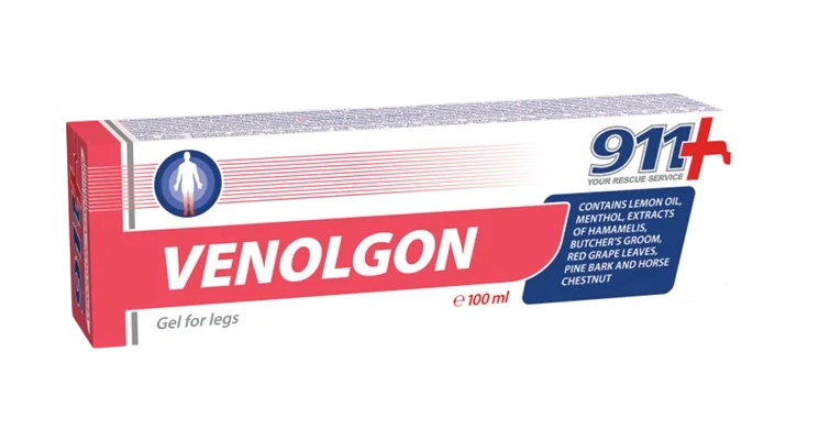 Venolgon gél na kŕčové žily a opuchy nôh 100 ml