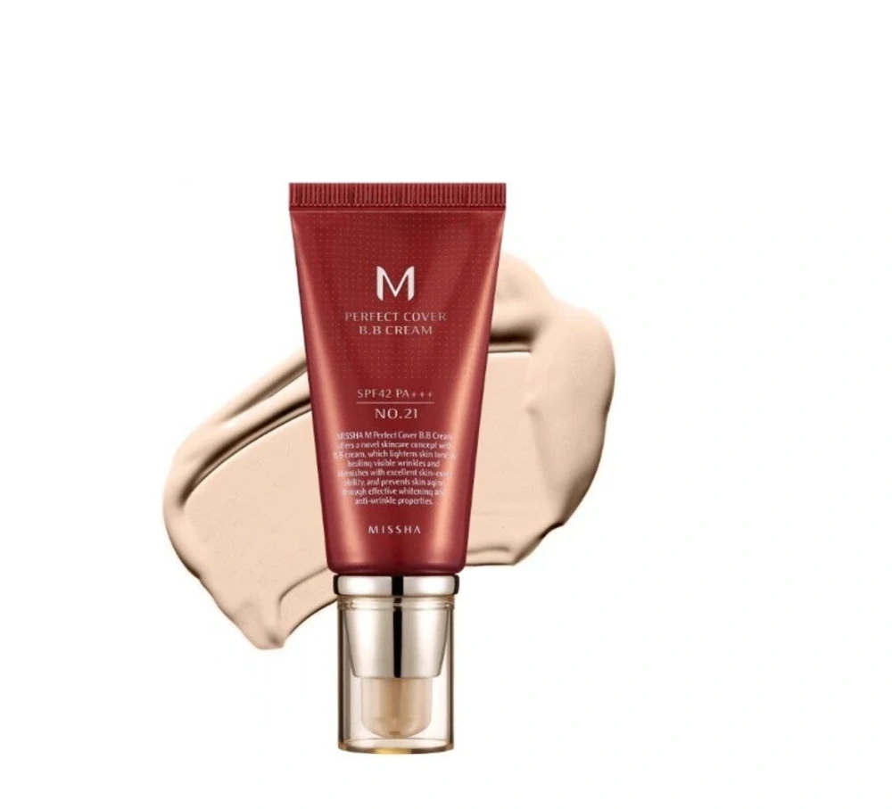 Missha M Perfect Cover BB krém 21 Light Beige SPF42 PA+++ 50 ml