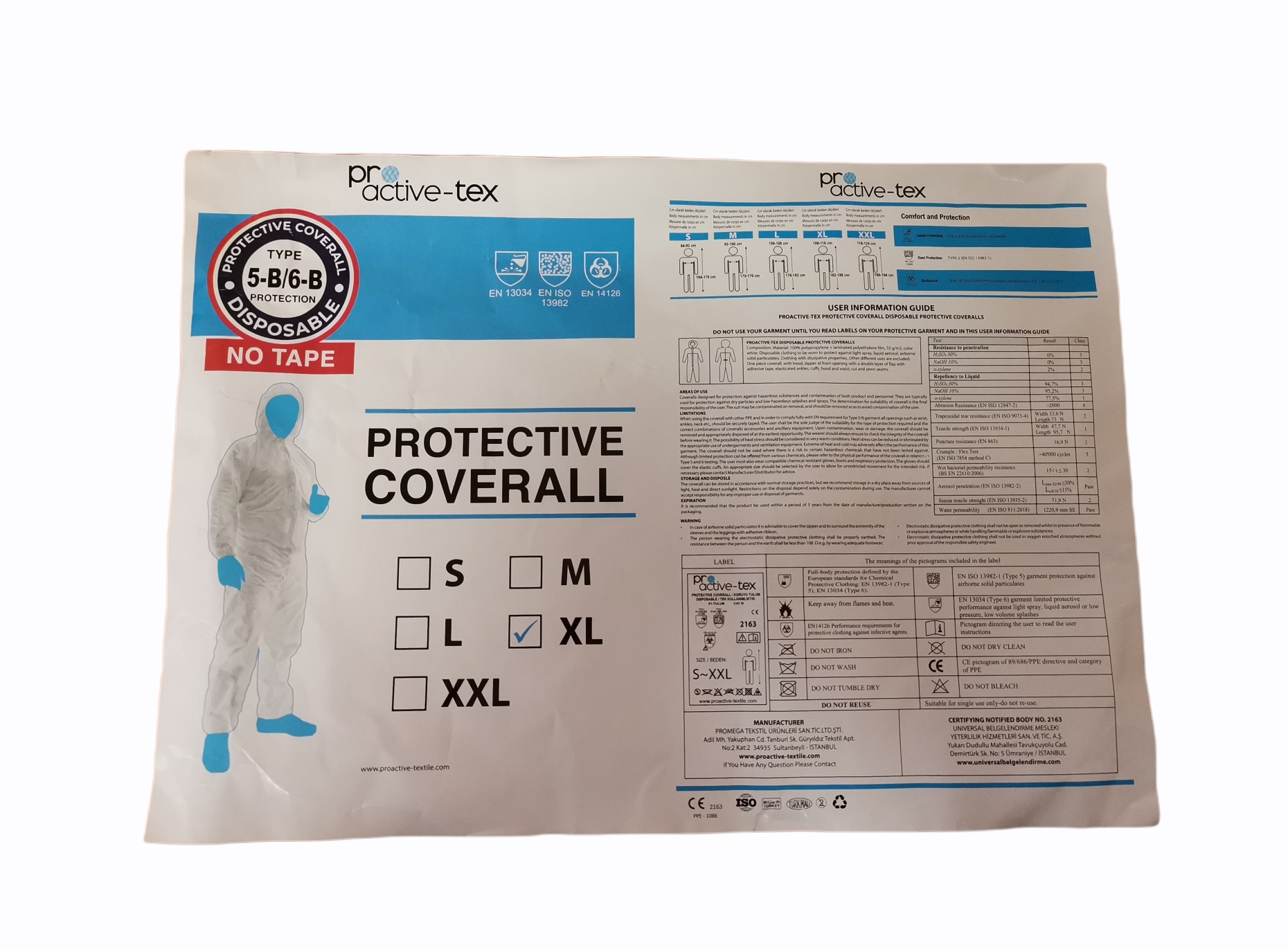 Overal pro active-tex