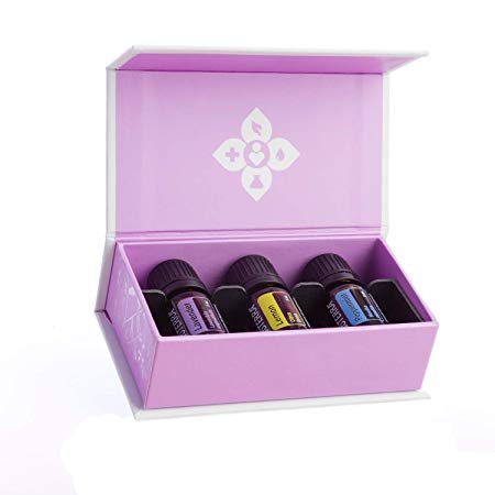 DoTERRA Petal diffuser + DoTERRA Trio esenciálnych olejov 3x5 ml