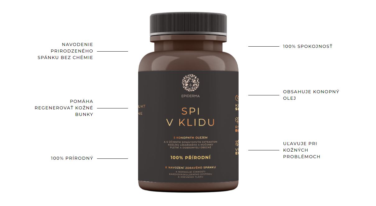 Epiderma Spi v klidu 30 kapsúl