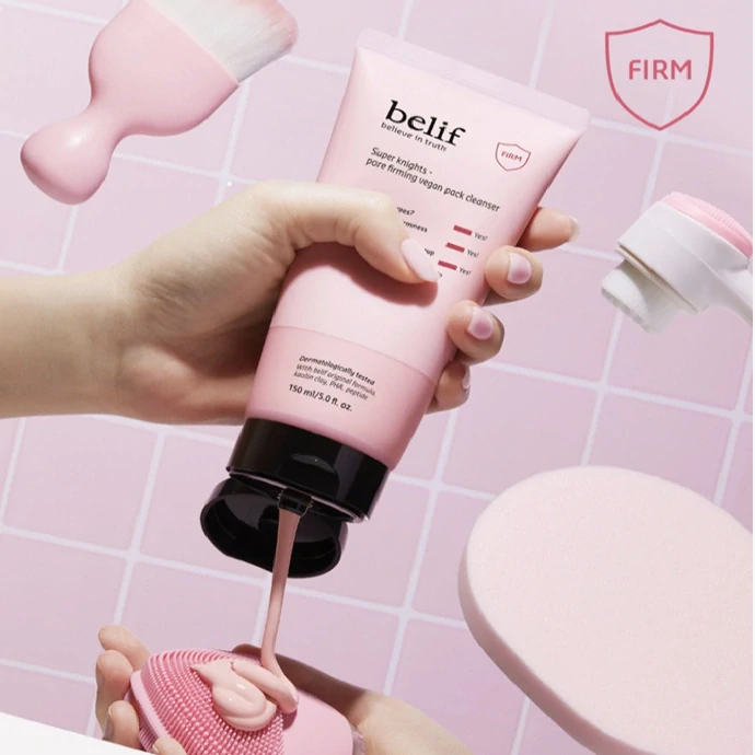 Belif Super Knights Pore FIrming Vegan Pack Cleanser čistiaca pena na tvár 150 ml