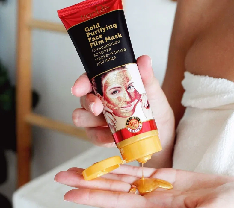 tianDe čistiaca zlupovacia zlatá maska 130 ml