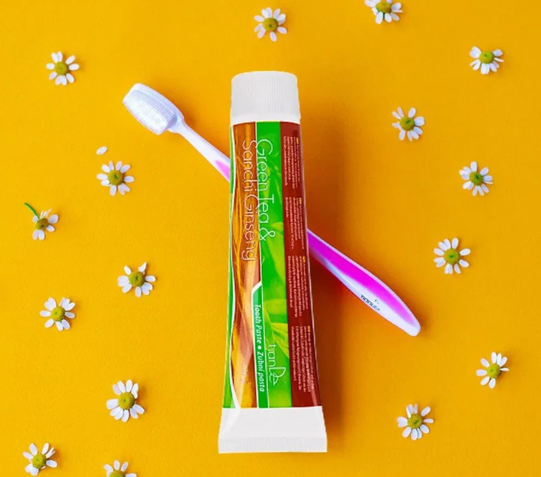 Tiande Zubná pasta Zelený čaj a ženšen Sanchi 120 g