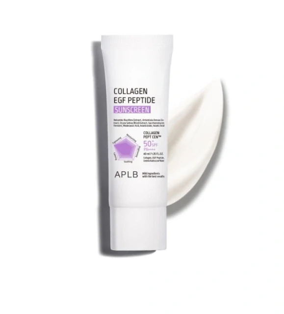 APLB - Collagen EGF Peptide Sunscreen SPF50+ PA++++ - Hydratačný SPF krém na tvár - 40 ml