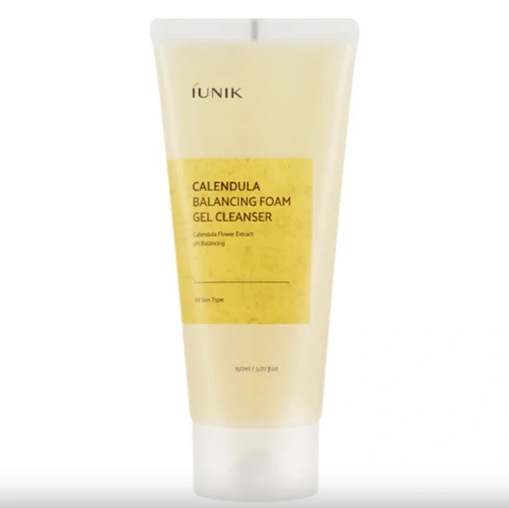 iUNIK Gélová pena na umývanie s výťažkom z nechtíka lekárskeho Calendula Balancing Foam Gel Cleanser - 150 ml