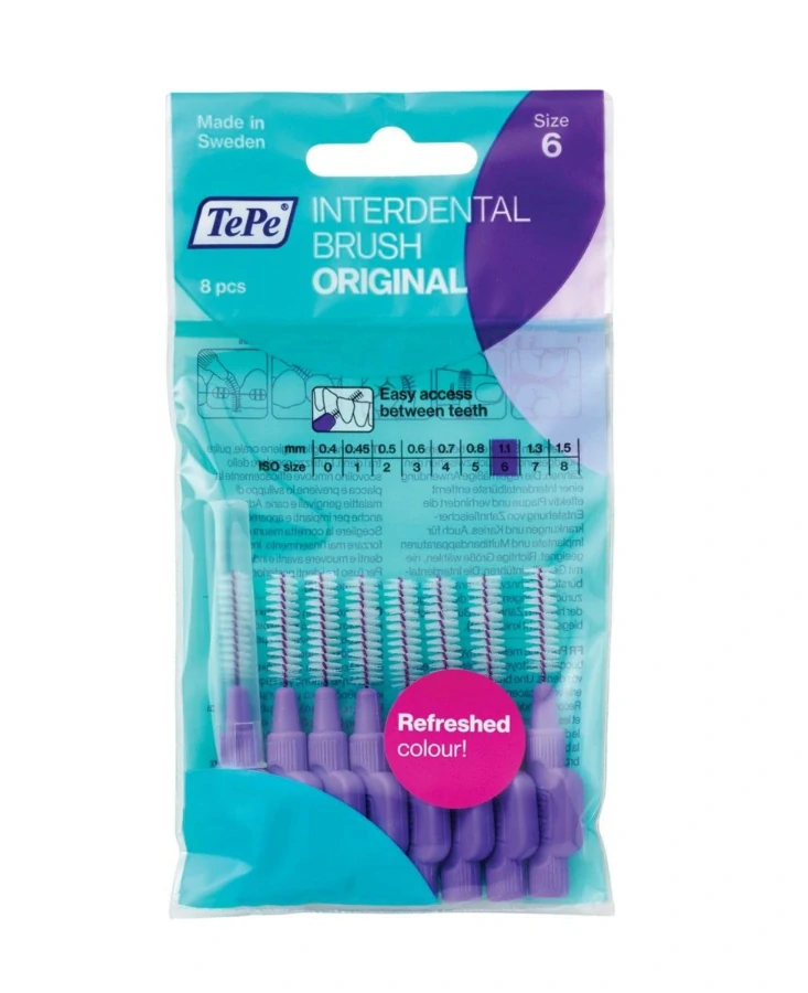 TePe Original medzizubné kefky 1,1 mm 8 ks sáčok
