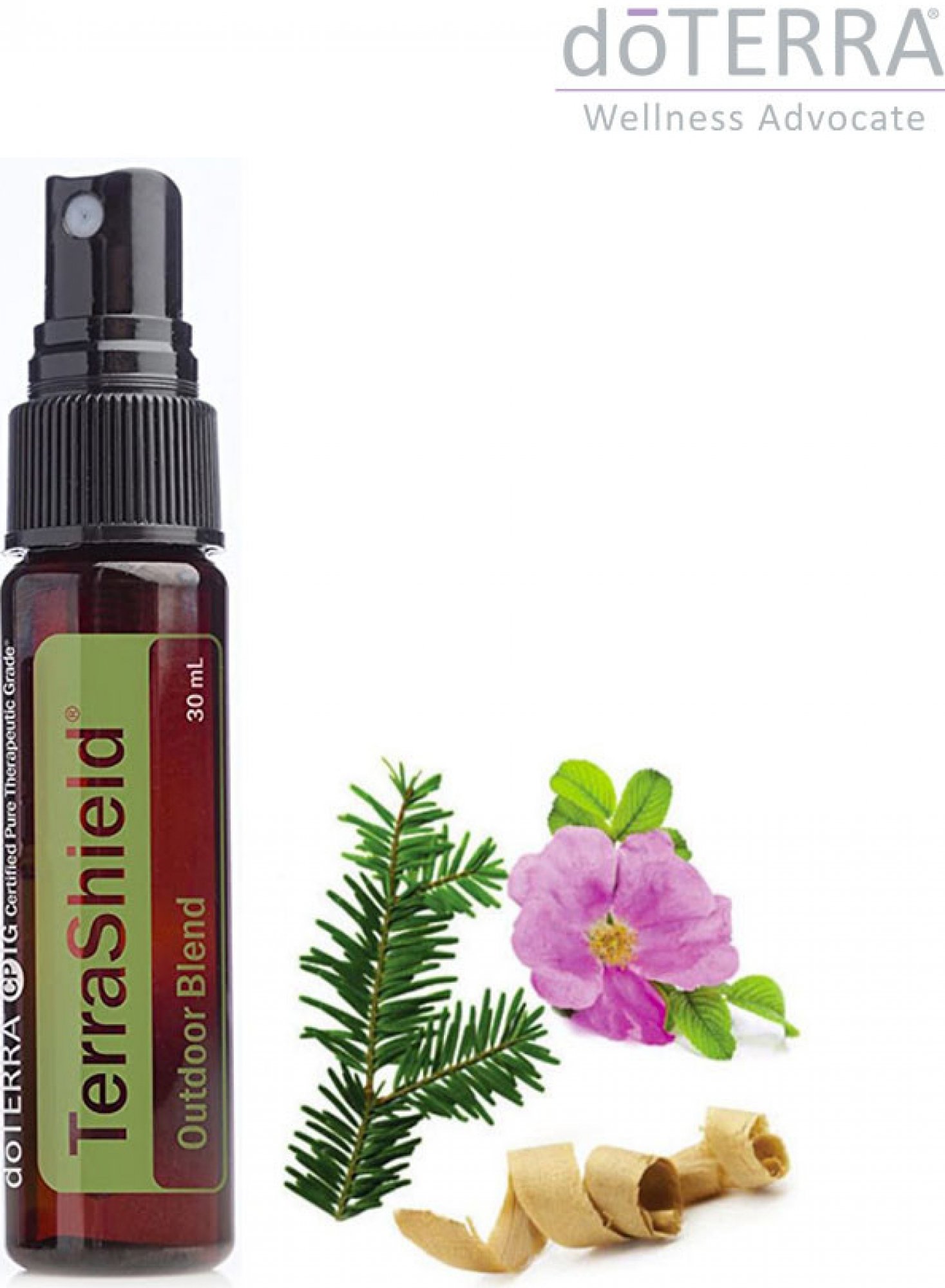 DoTerra TerraShield Spray Zmes olejov (repelentná zmes) 30 ml