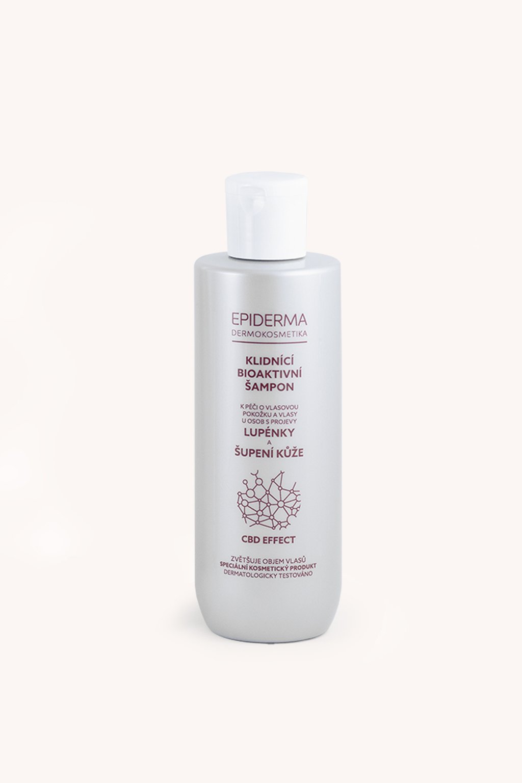 Epiderma bioaktívny CBD šampón pri prejavoch Lupienky 200 ml