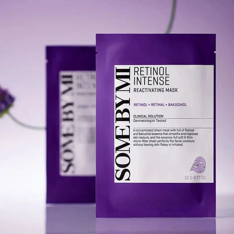 SOME BY MI Retinol Intense Reactivating Mask Pleťová látková maska na tvár s retinolom 1ks