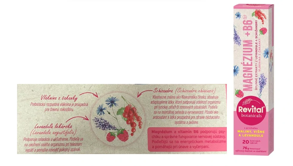 Revital Botanicals - šumivé tablety s bylinnými extraktmi 76 g