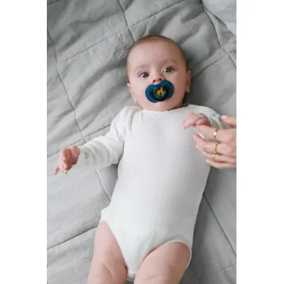 Lovi silikon dynamické cumlíky Jungle Vibes Boy horčica/petrolejová