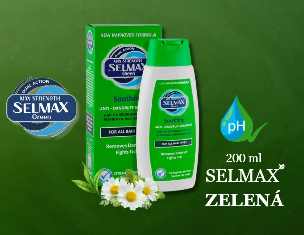 Selmax Green - šampón proti lupinám 200 ml