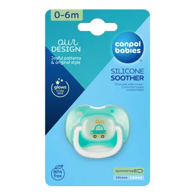 Canpol babies Silikónový cumlík so symetrickou špičkou 0-6m TOYS