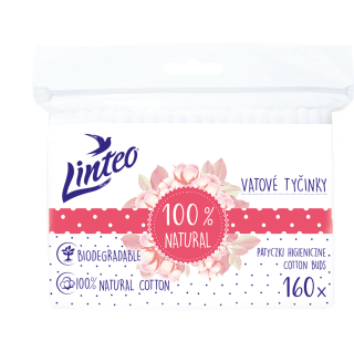 Linteo Vatové tyčinky 160 ks