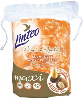 Linteo Premium odličovacie tampóny Maxi Argan oil 40 ks