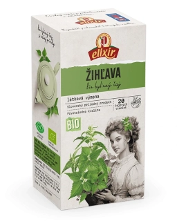 Agrokarpaty Bio ŽIHĽAVA bylinný čaj prírodný produkt 20 x 2 g