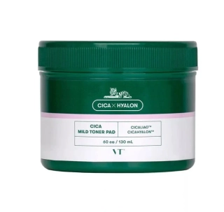 VT Cosmetics Cica Mild Toner Pad - 60 kusov