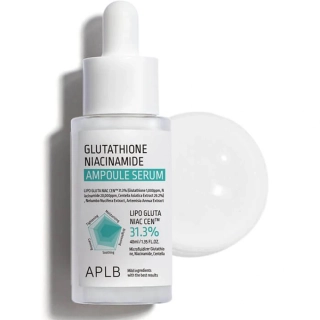 APLB - Glutathione Niacinamide Ampoule Serum - Sérum proti pigmentovým skvrnám s rozjasňujícím účinkem - 40 ml