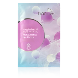 tianDe Hydratačné spa rukavice s arginínom a vitamínom B3, 1pár