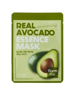 Farm stay Real Avocado Essence Mask Vyživujúca a upokojujúca maska s extraktom z avokáda 23 ml/1 ks