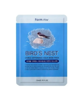 FARM STAY Visible Difference Mask Pack Birds Nest Aqua 23ml